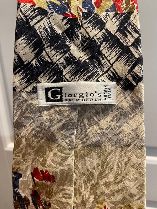 GIORGIO Giorgio\'s Palm Beach Silk Tie